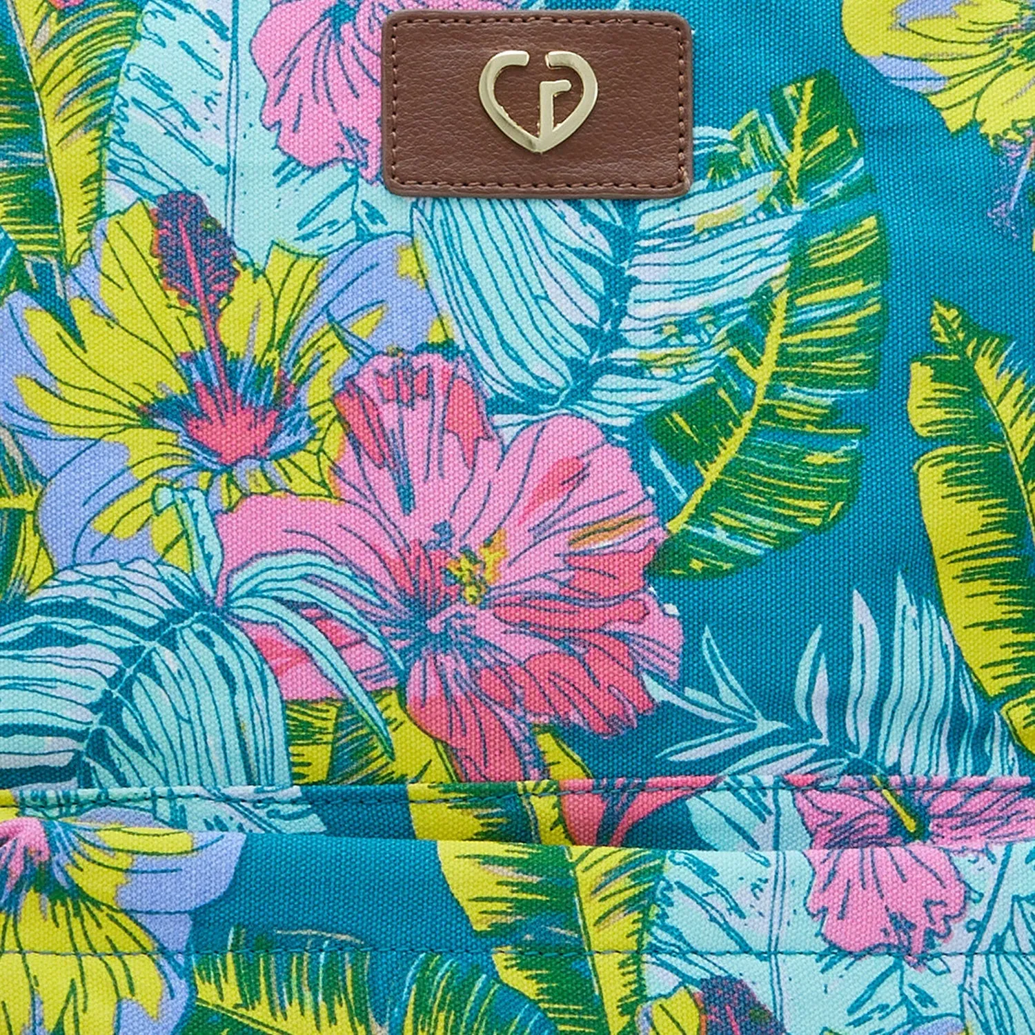 Caprese Gabriel Large Teal Laptop Backpack