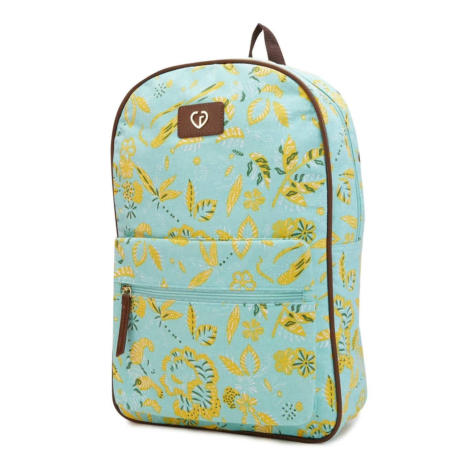 Caprese Hazel Large Aqua Laptop Backpack