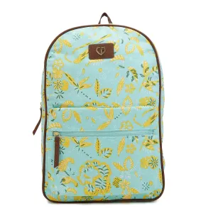 Caprese Hazel Large Aqua Laptop Backpack