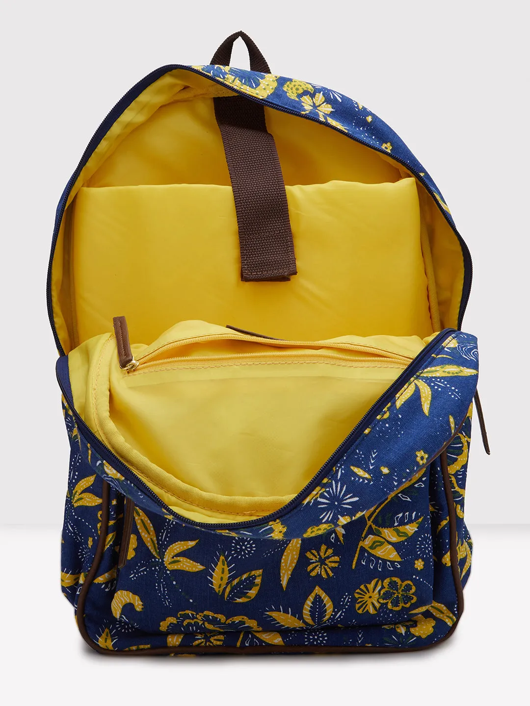 Caprese Hazel Large Blue Laptop Backpack