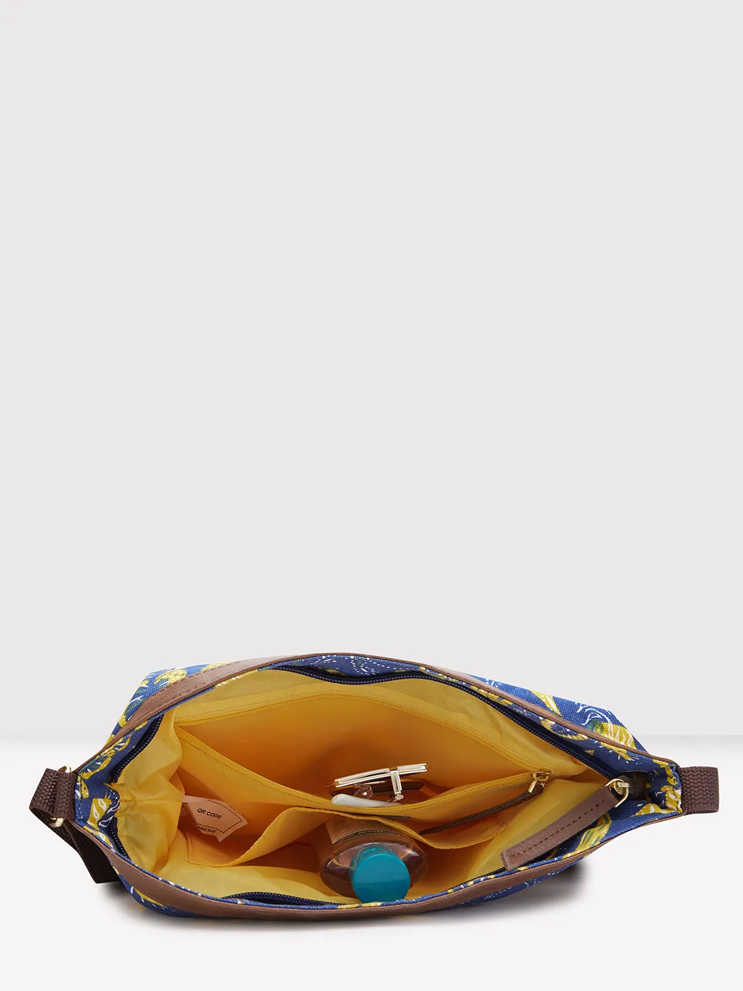 Caprese Hazel Large Blue Sling Bag