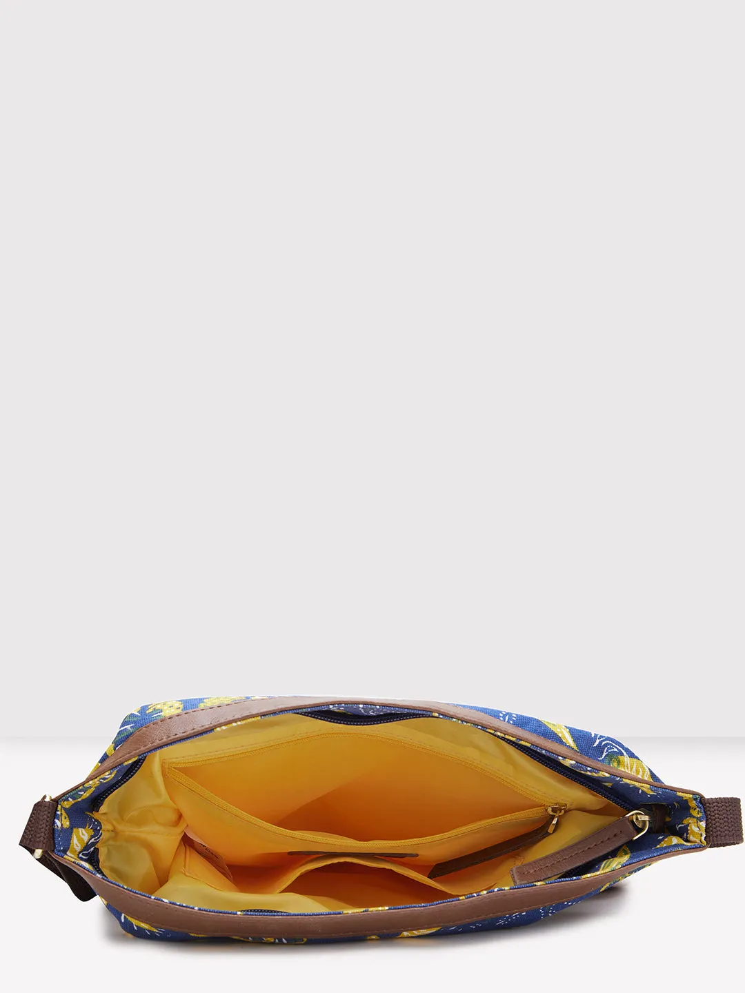 Caprese Hazel Large Blue Sling Bag