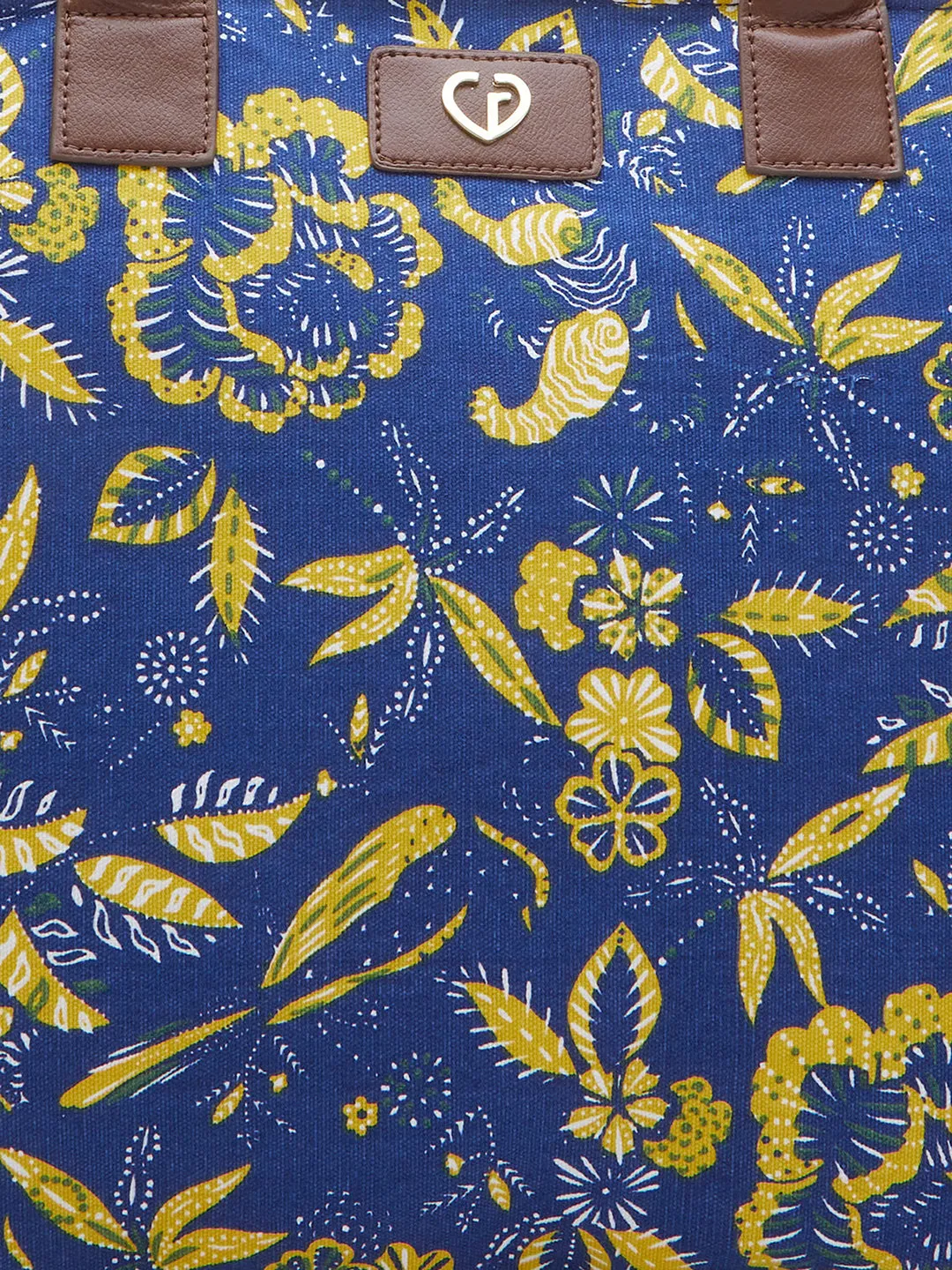 Caprese Hazel Large Blue Tote Bag