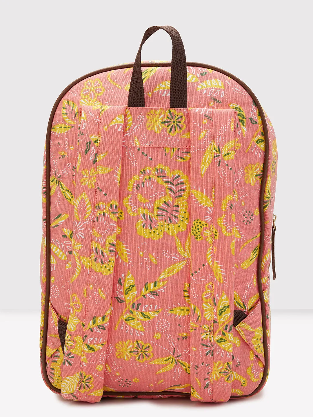 Caprese Hazel Large Coral Laptop Backpack