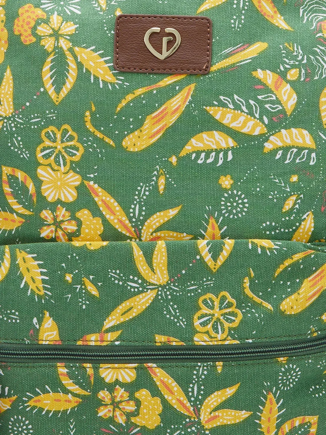 Caprese Hazel Large Olive Laptop Backpack
