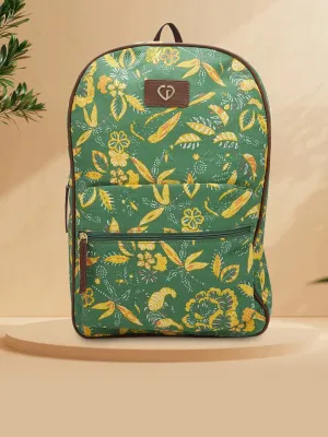 Caprese Hazel Large Olive Laptop Backpack