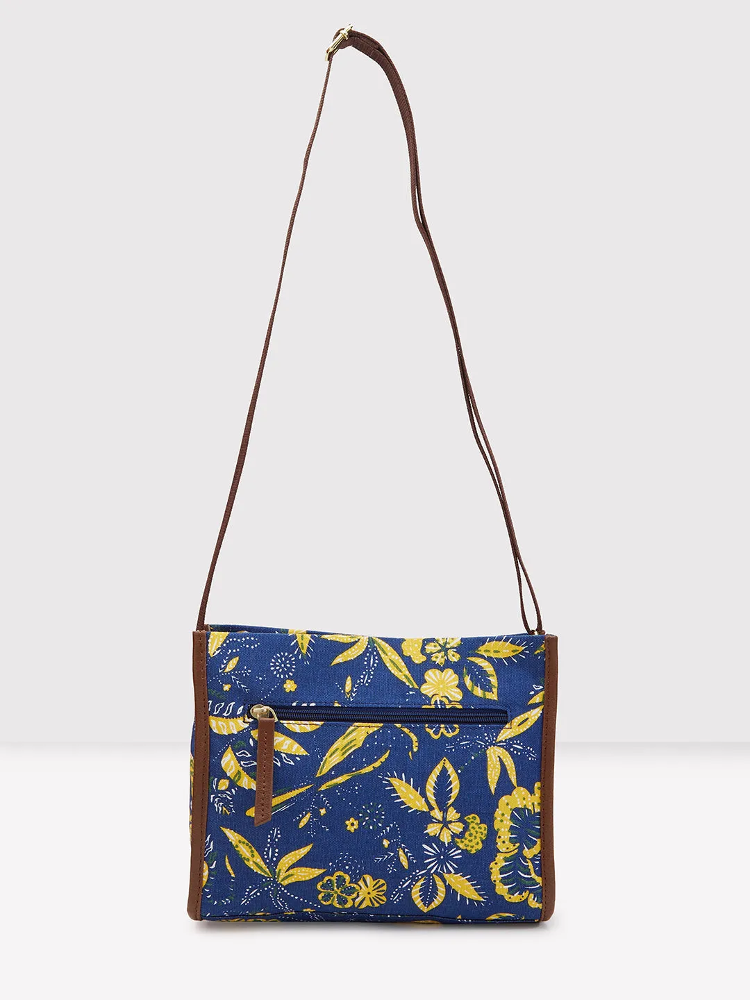 Caprese Hazel Medium Blue Sling Bag