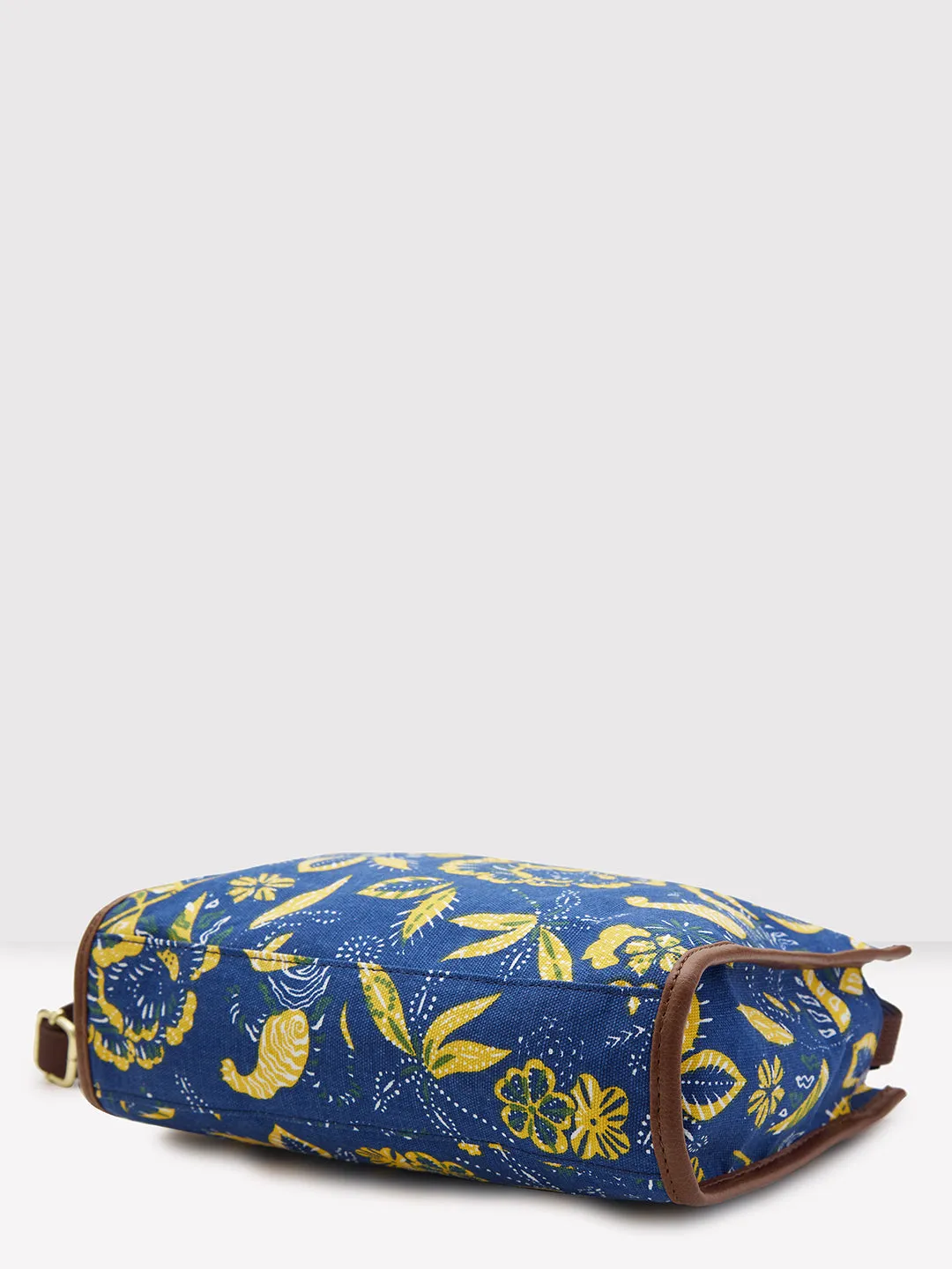Caprese Hazel Medium Blue Sling Bag
