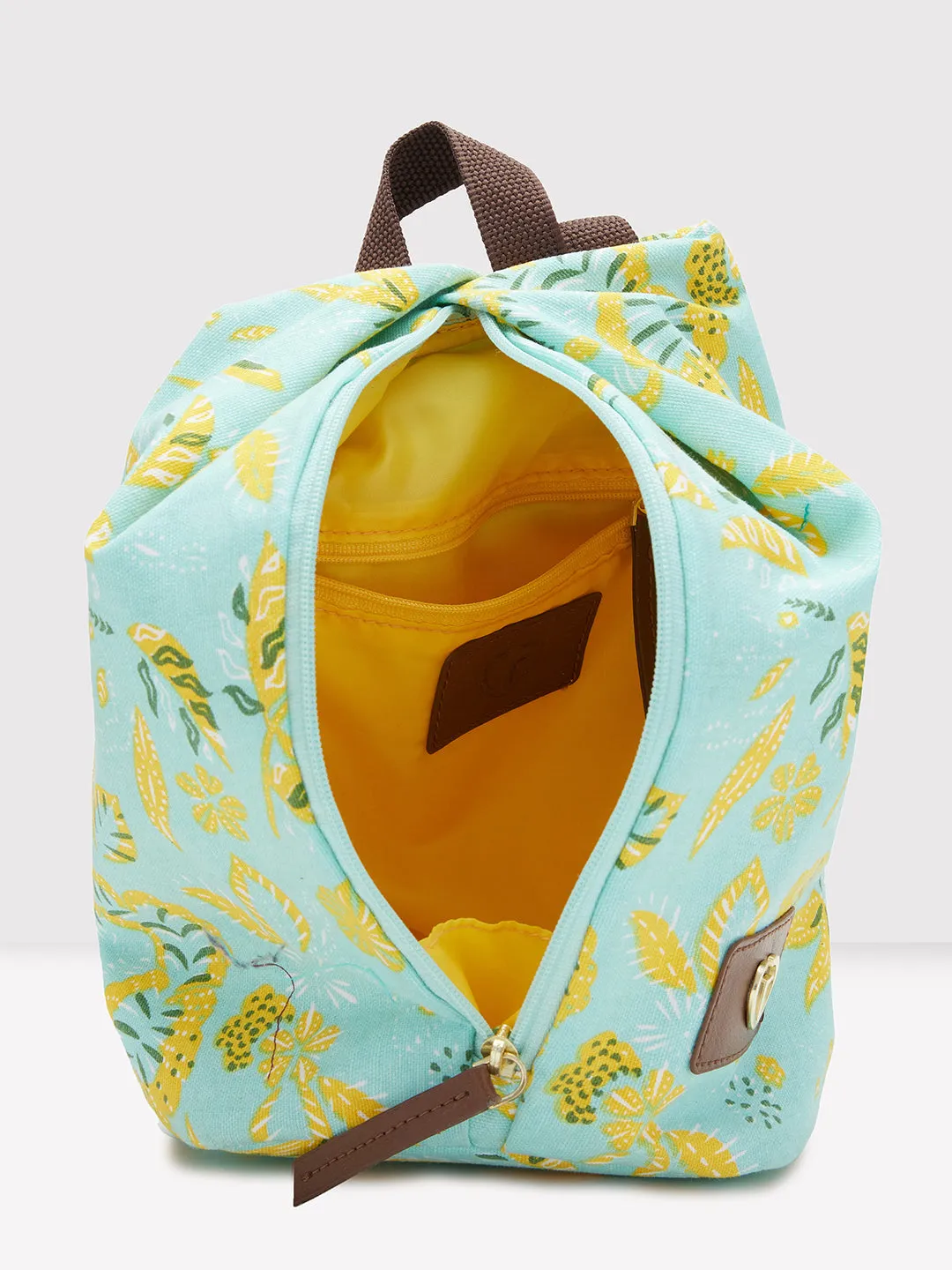 Caprese Hazel Small Aqua Backpack