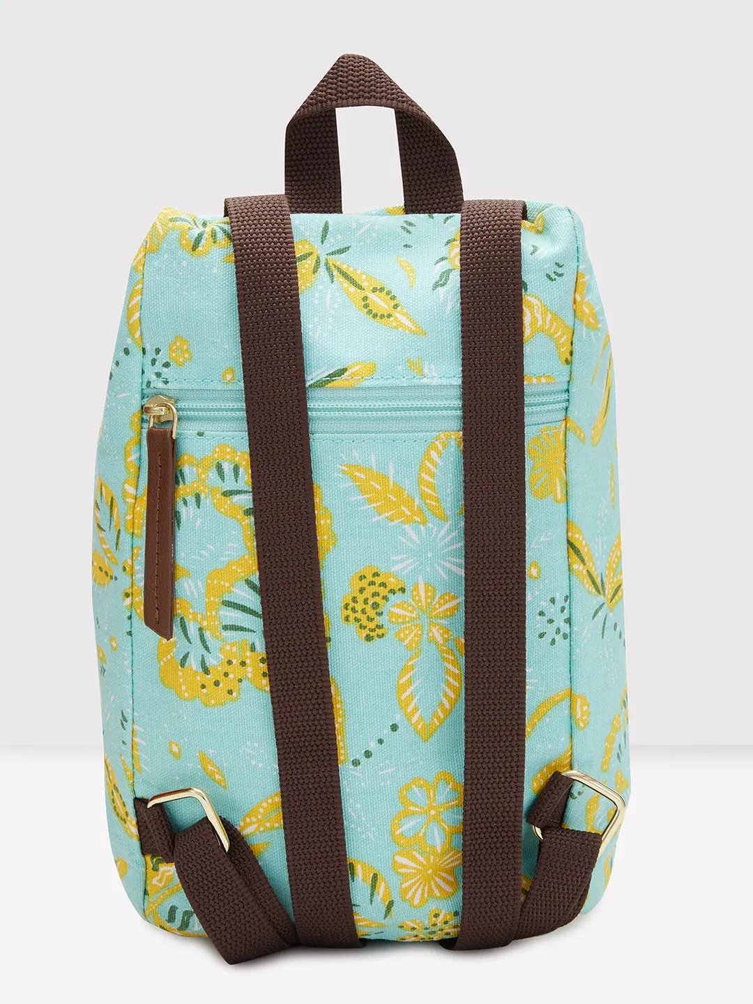 Caprese Hazel Small Aqua Backpack