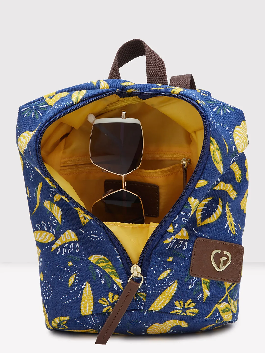 Caprese Hazel Small Blue Backpack