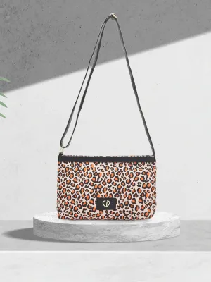 Caprese Karel Large Orange Sling Bag