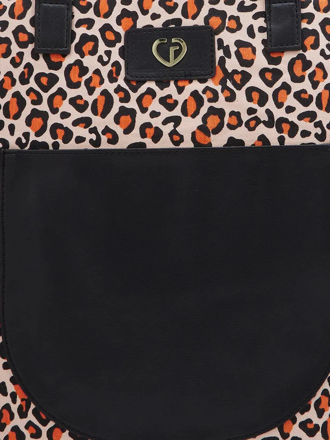 Caprese Karel Large Orange Tote Bag