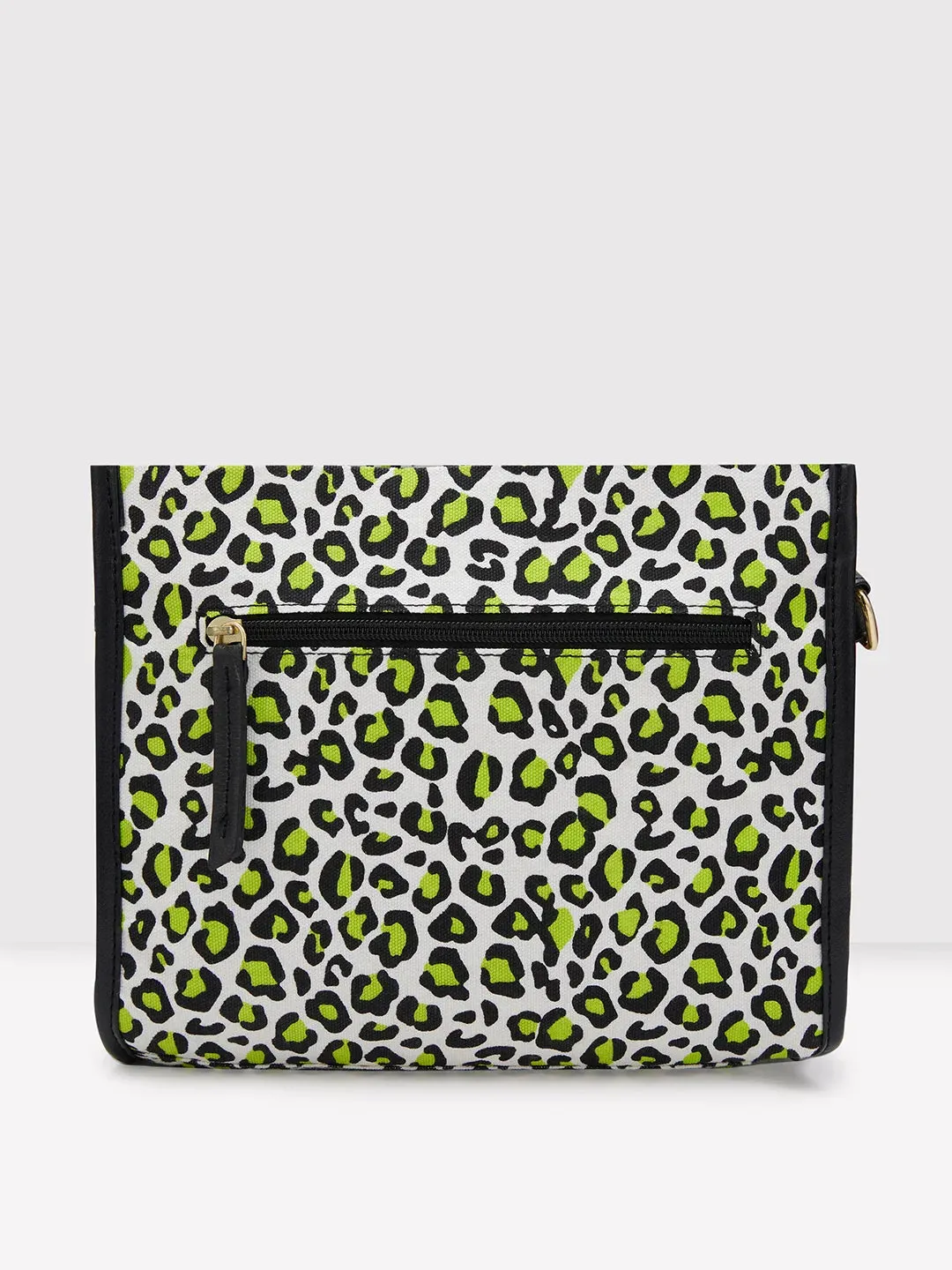 Caprese Karel Medium Lime Sling Bag