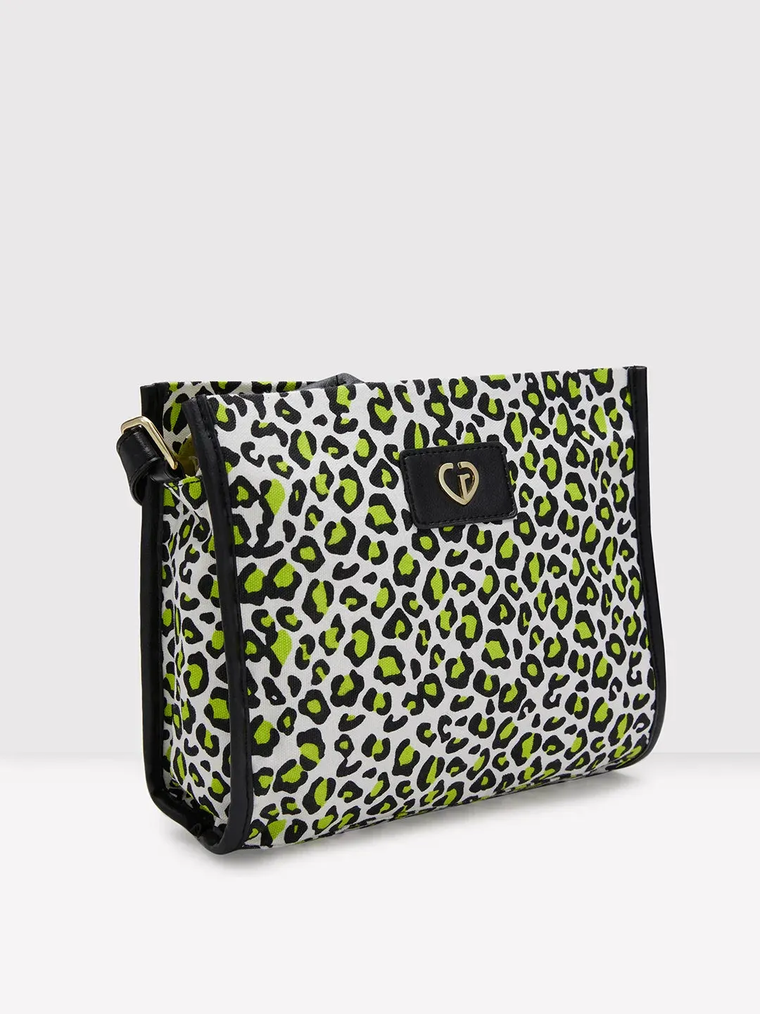 Caprese Karel Medium Lime Sling Bag