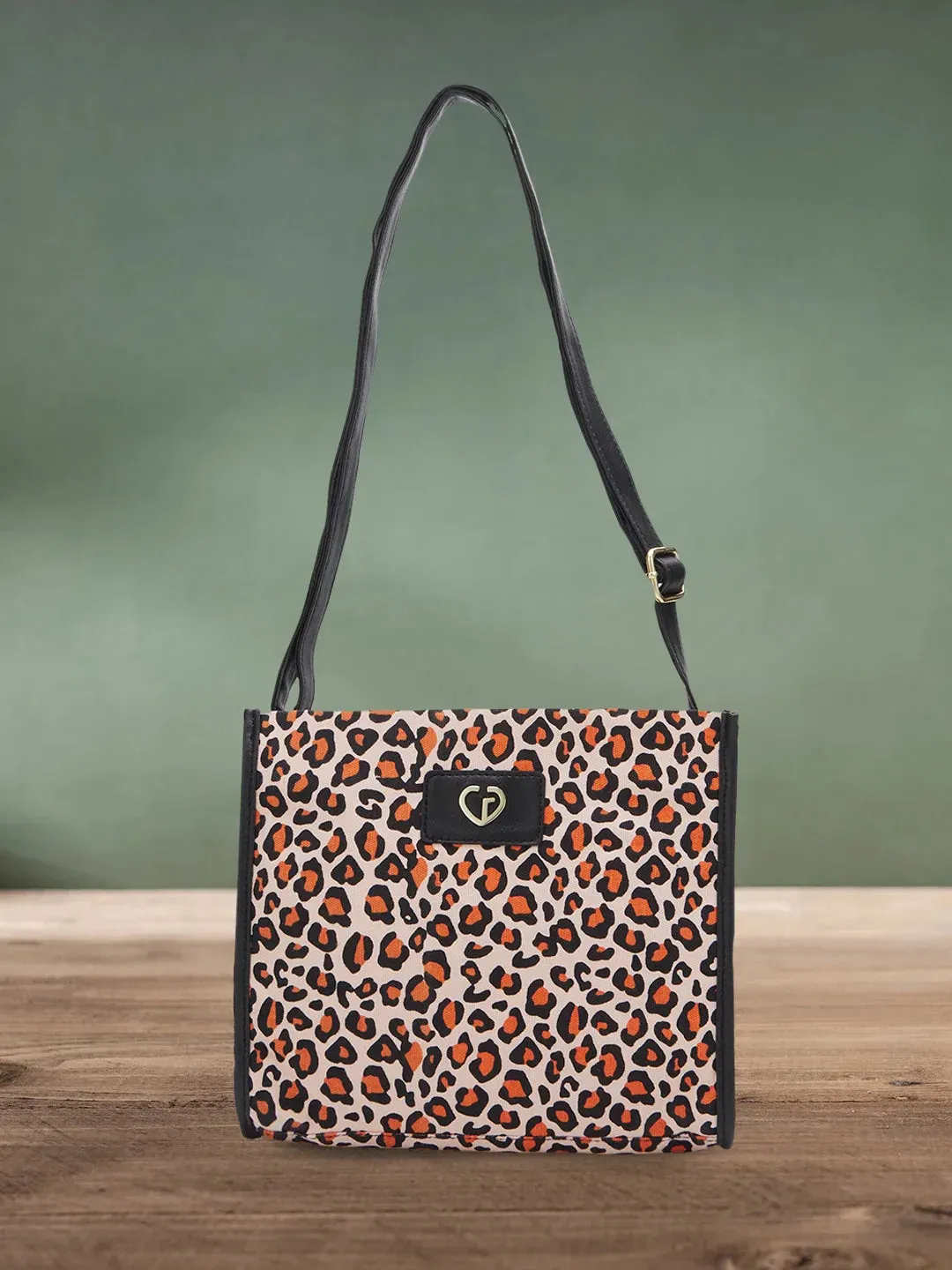 Caprese Karel Medium Orange Sling Bag