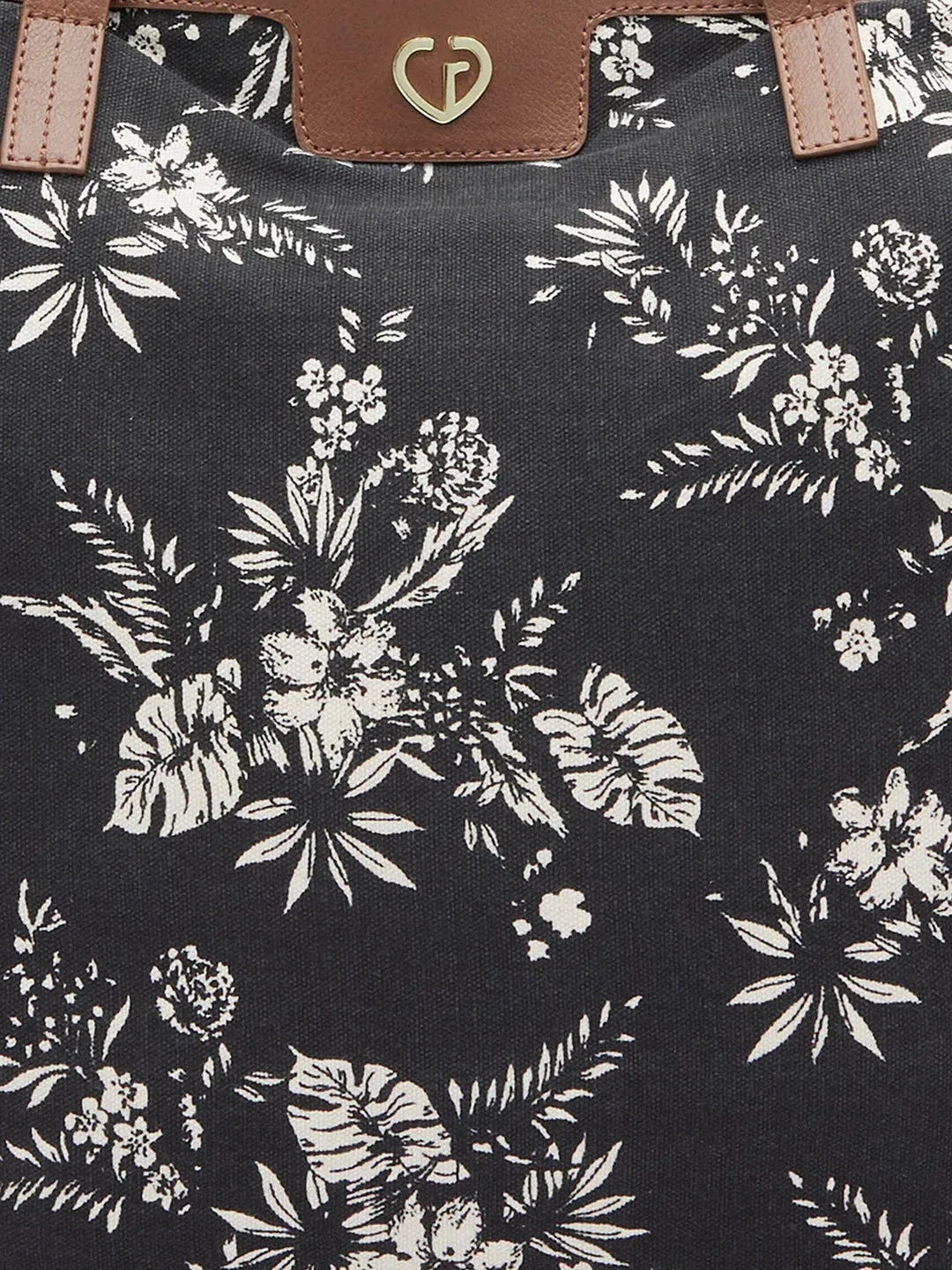 Caprese Kendall Large Black Tote Laptop Bag