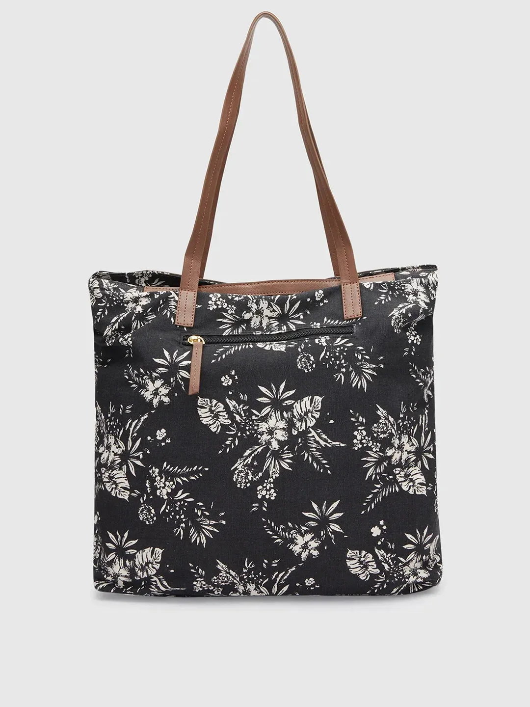 Caprese Kendall Large Black Tote Laptop Bag