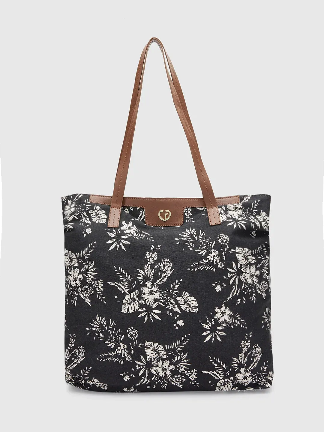 Caprese Kendall Large Black Tote Laptop Bag