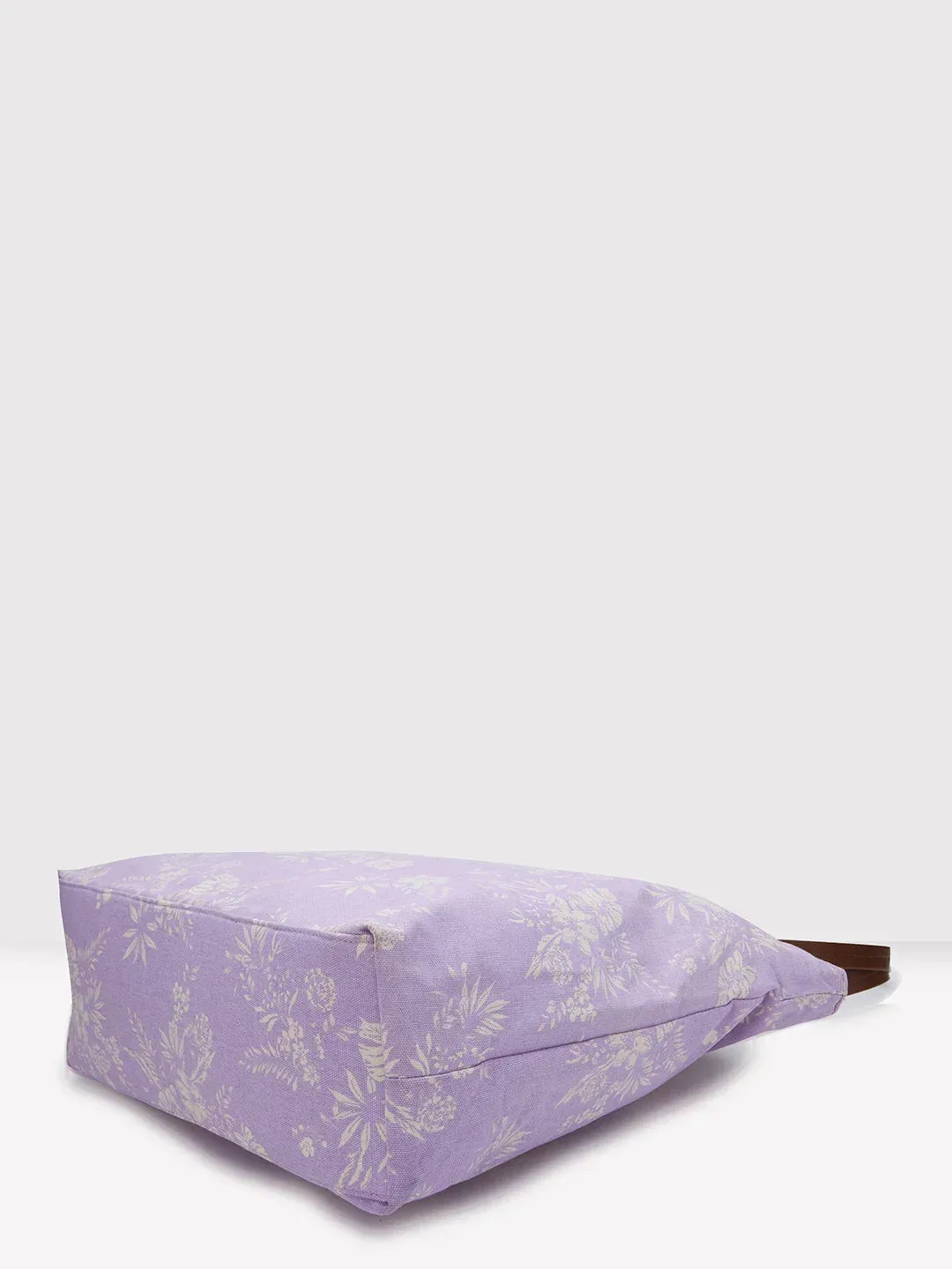 Caprese Kendall Large Lilac Laptop Tote Bag