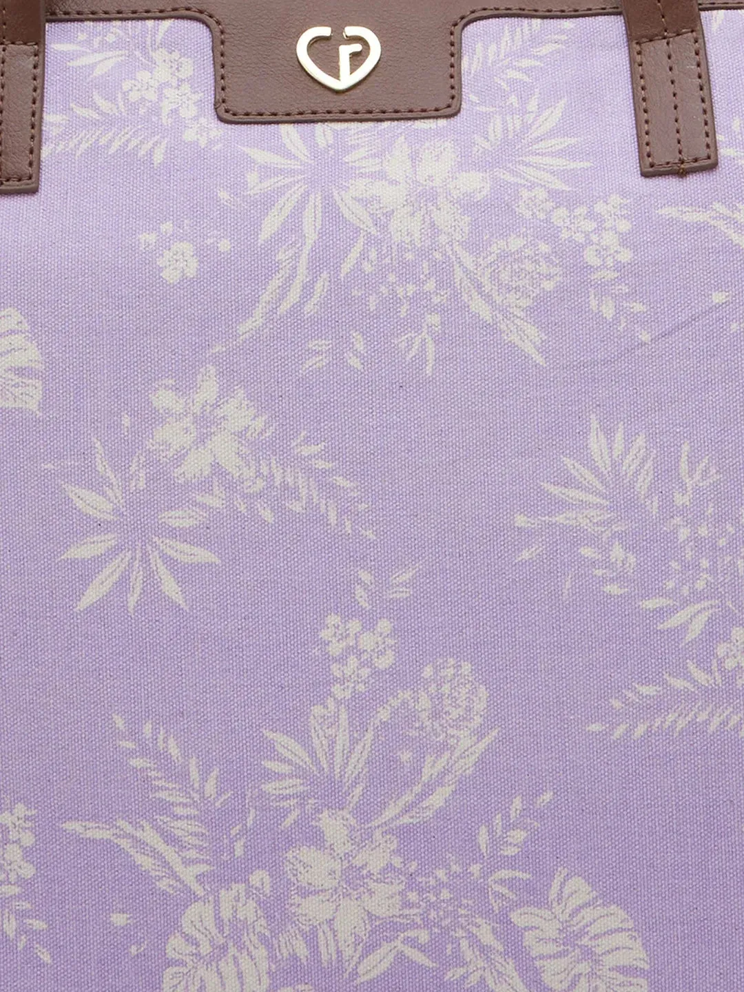 Caprese Kendall Large Lilac Laptop Tote Bag