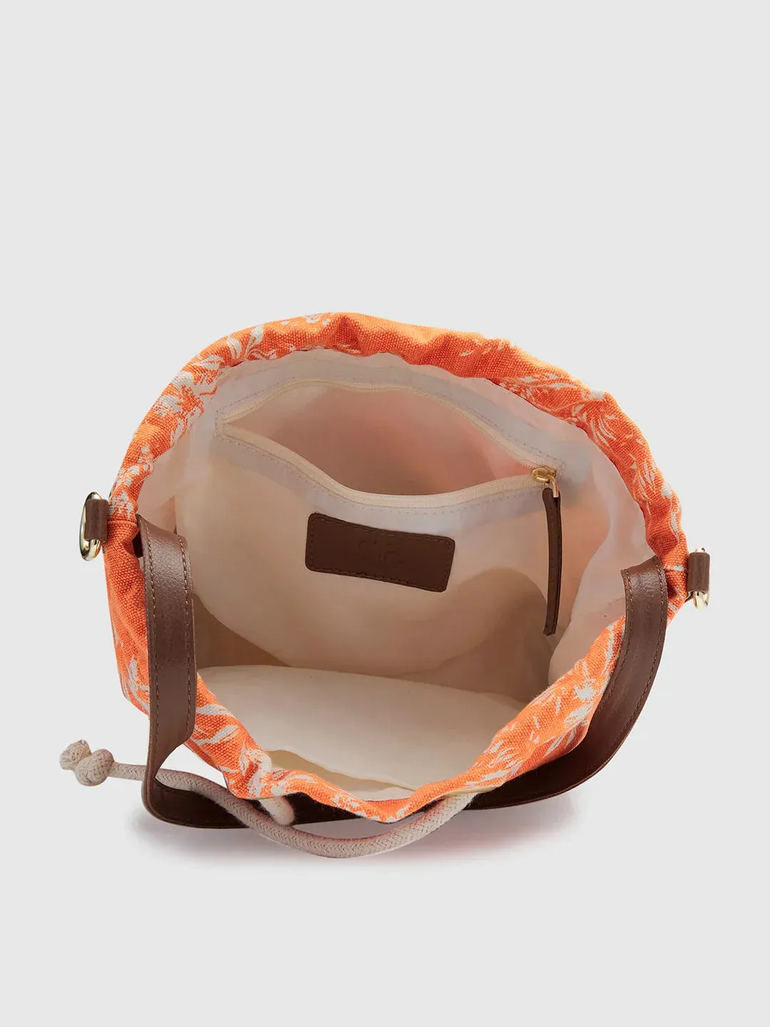 Caprese Kendall Large Orange Sling Bag