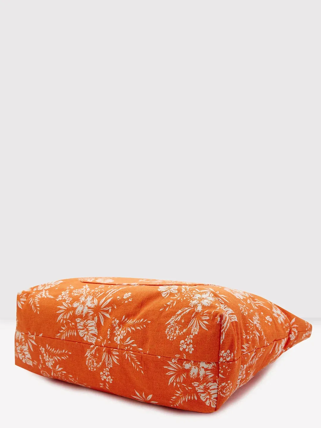 Caprese Kendall Large Orange Tote Bag