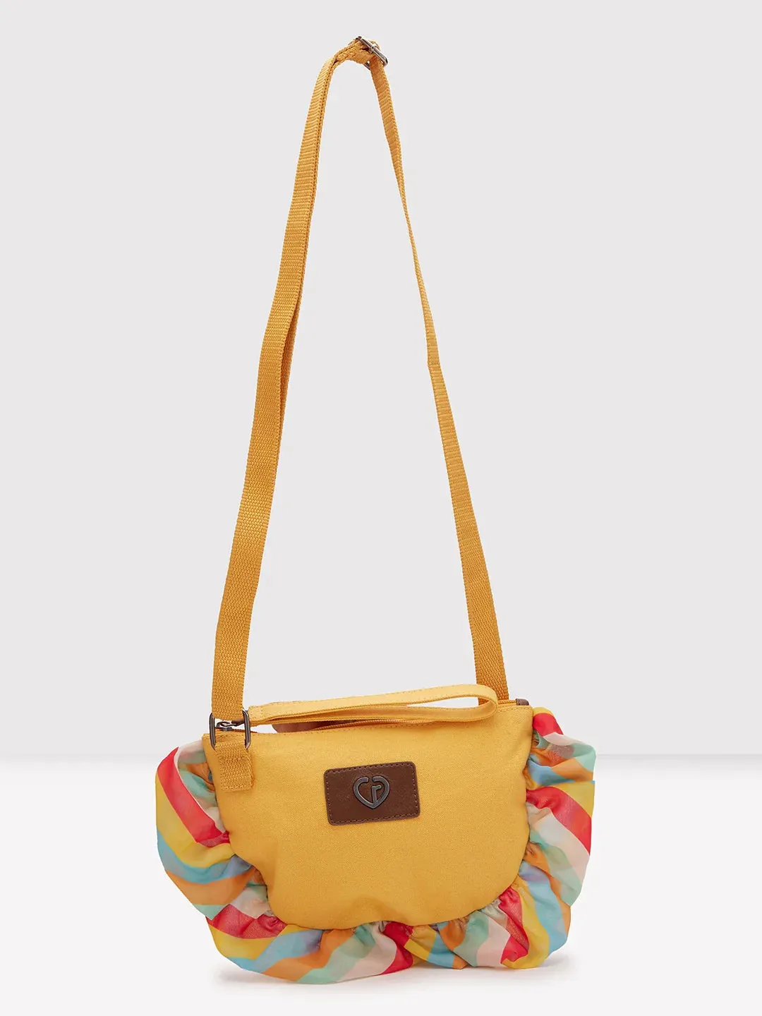 Caprese Oakley Medium Marigold Sling Bag