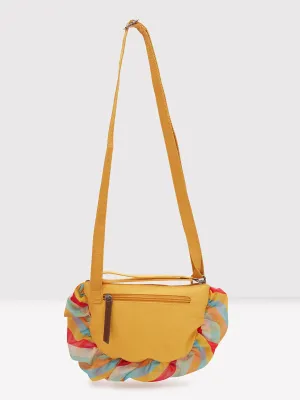 Caprese Oakley Medium Marigold Sling Bag