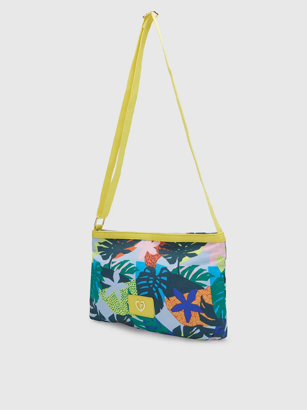 Caprese Octavia Large Blue Grey Sling Bag