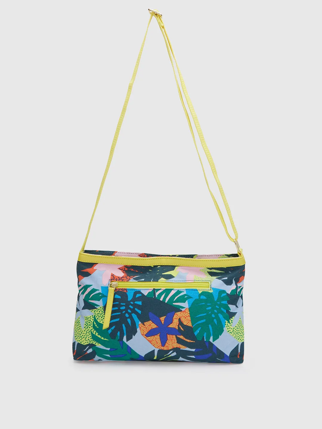 Caprese Octavia Large Blue Grey Sling Bag