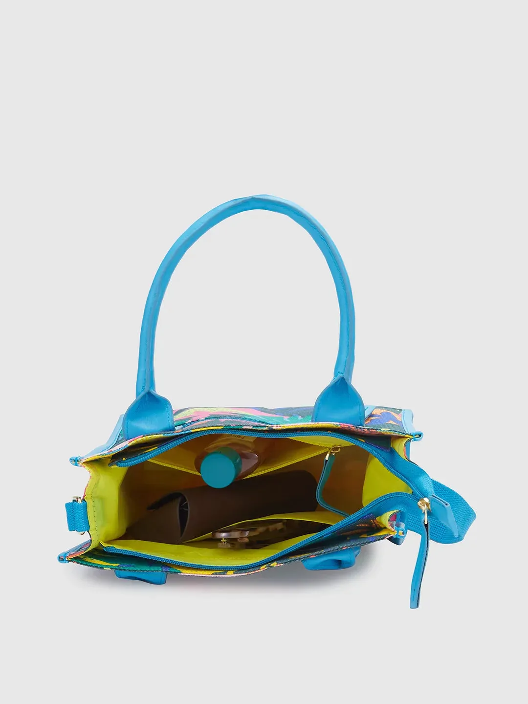 Caprese Octavia Small Fuchsia Tote Bag