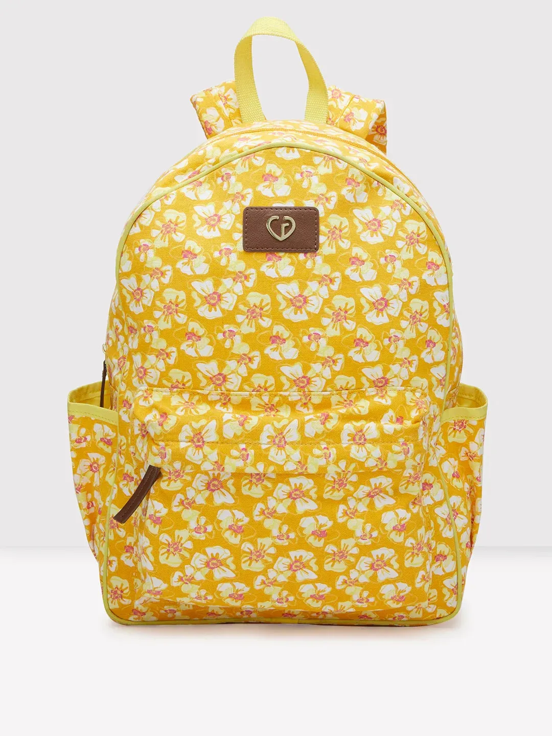 Caprese Shay Large Amber Yellow Laptop Backpack