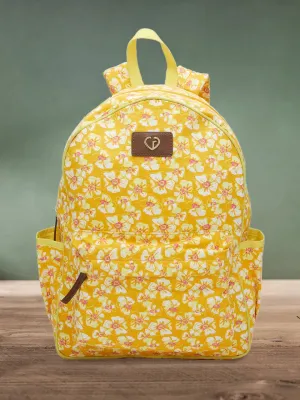 Caprese Shay Large Amber Yellow Laptop Backpack