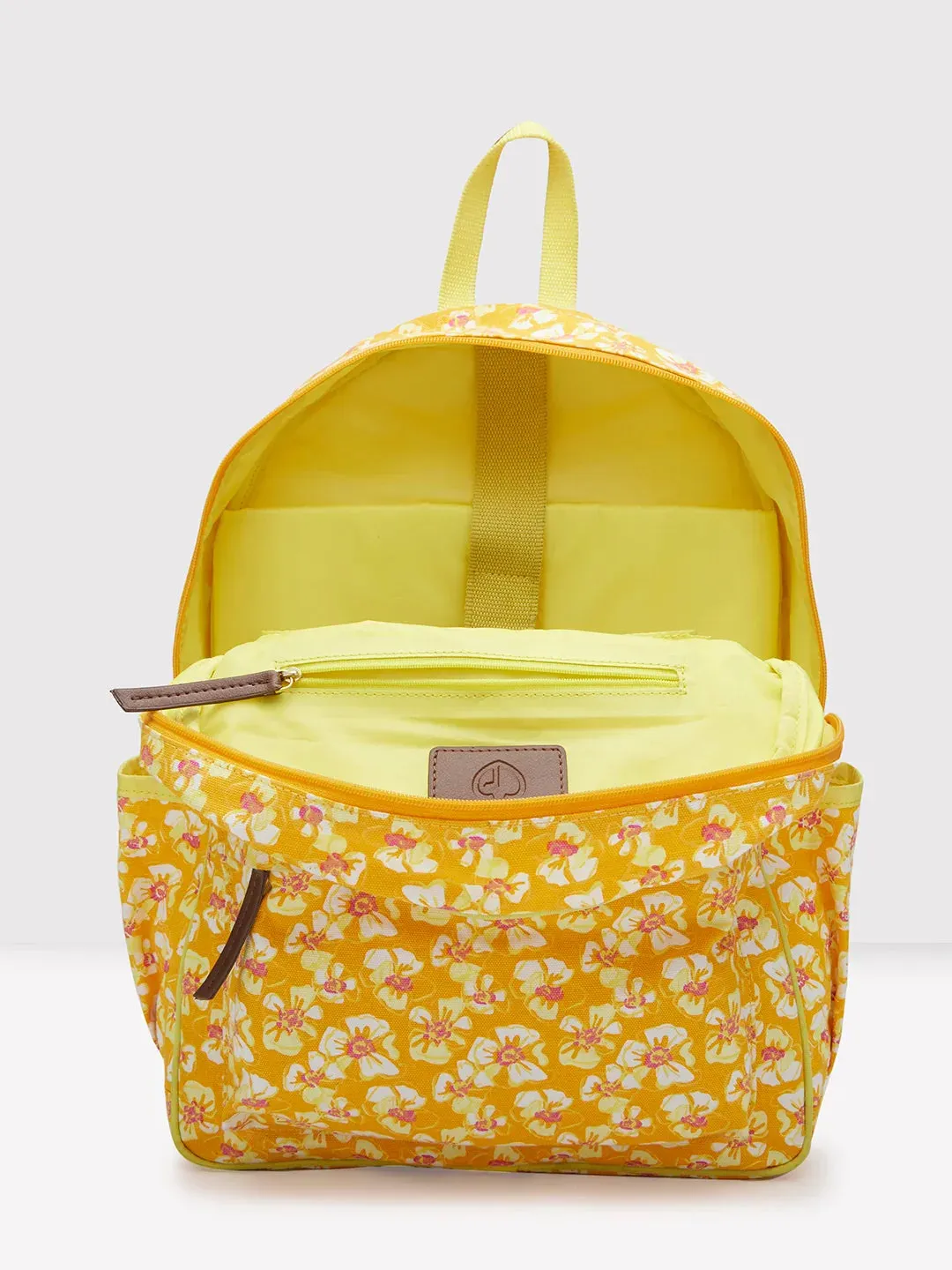 Caprese Shay Large Amber Yellow Laptop Backpack