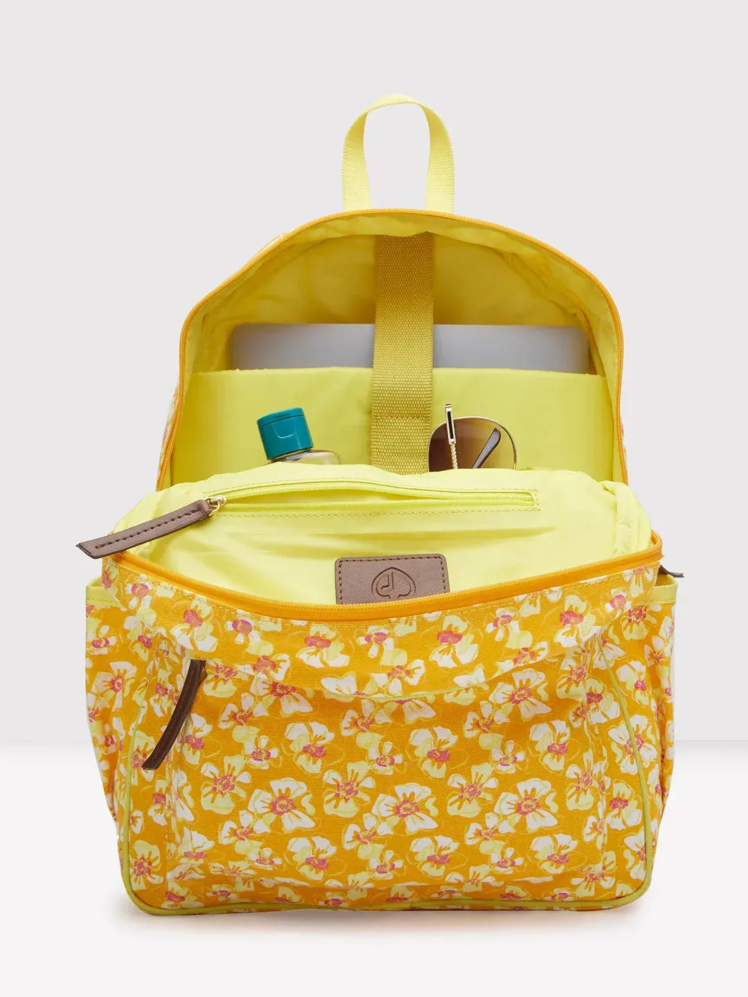 Caprese Shay Large Amber Yellow Laptop Backpack