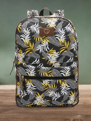 Caprese Shay Large Black Laptop Backpack