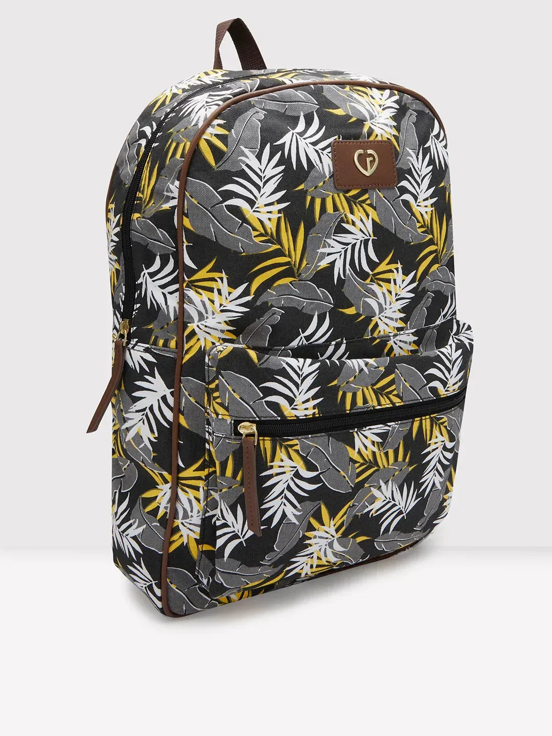 Caprese Shay Large Black Laptop Backpack