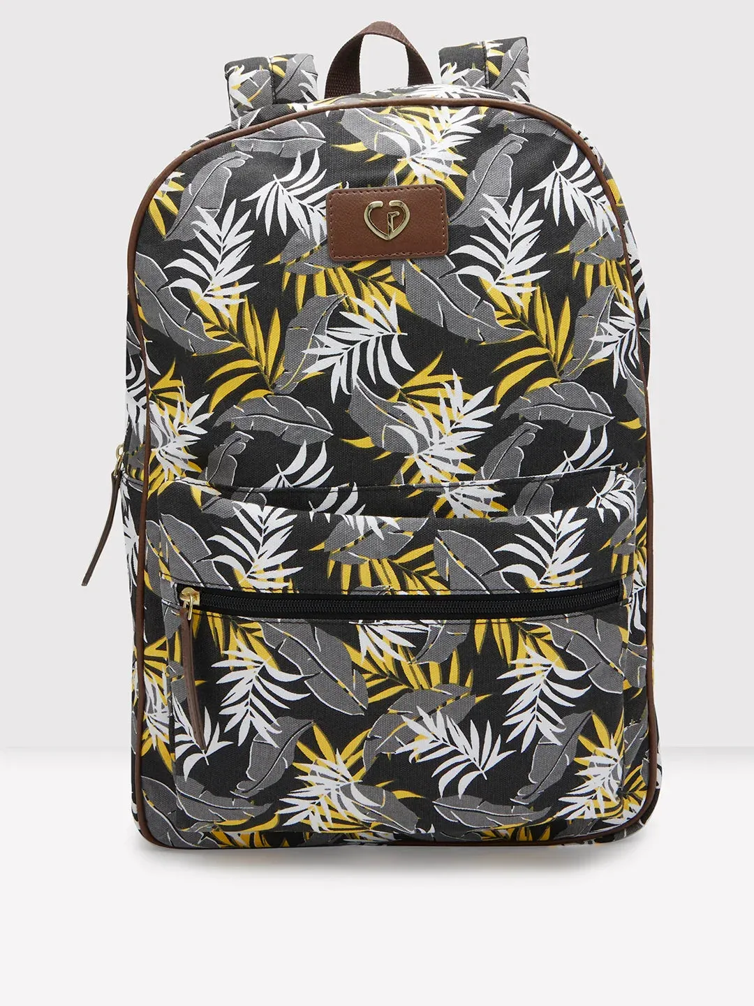Caprese Shay Large Black Laptop Backpack