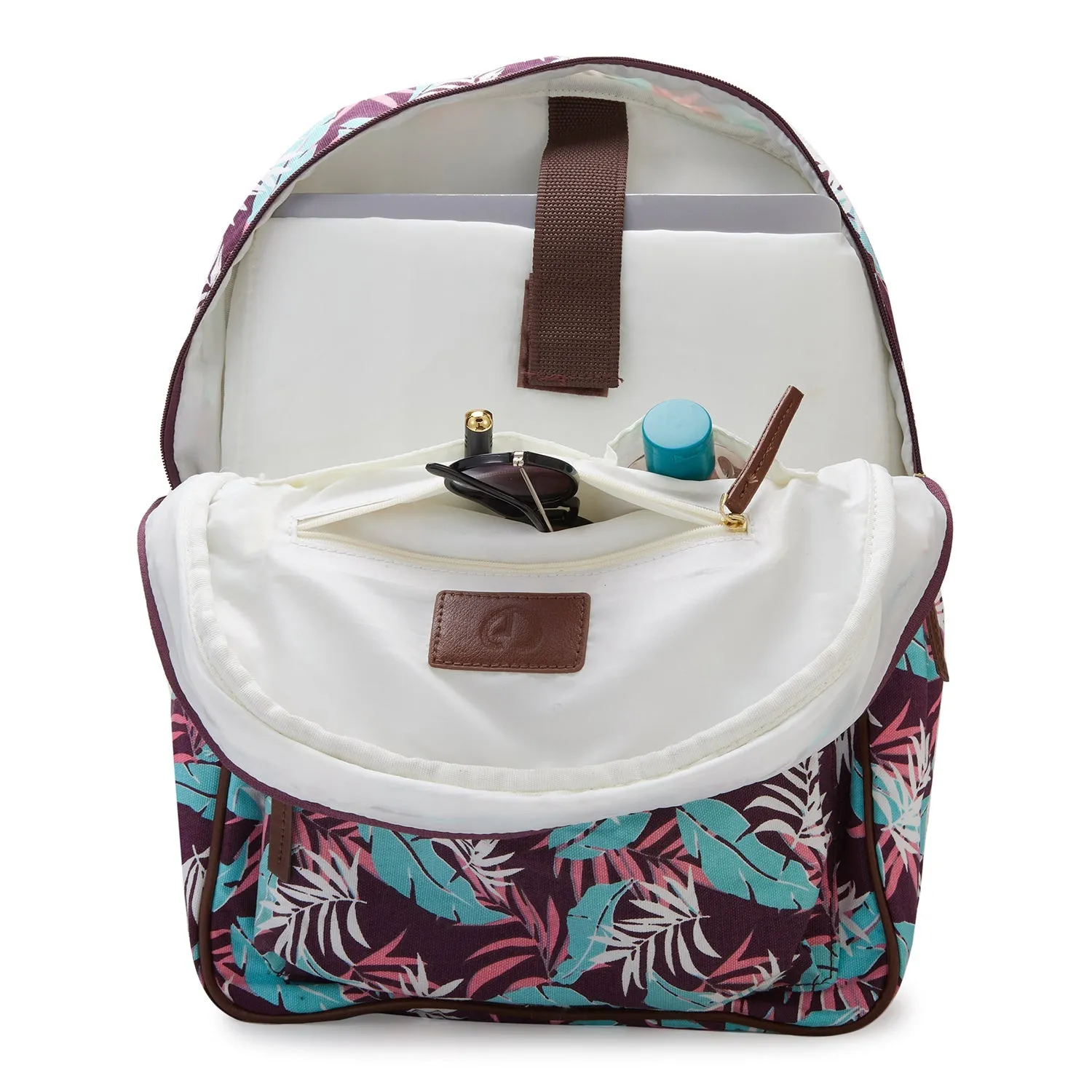 Caprese Shay Large Plum Laptop Backpack