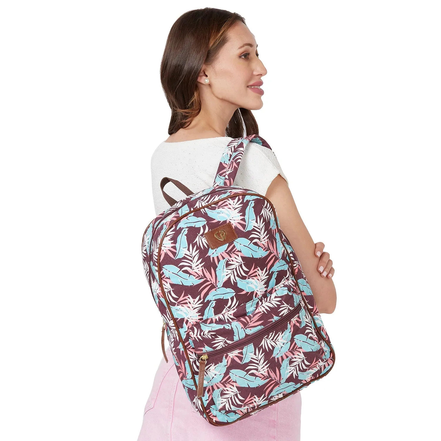 Caprese Shay Large Plum Laptop Backpack