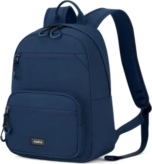 Carry On Travel Backpack For Men Women, 13 Inch Small Mini Work Bag Personal Item Backpacks, Camping Back Pack Lightweight Hiking Daypack For Office Nurse Commuter (Navy Blue)