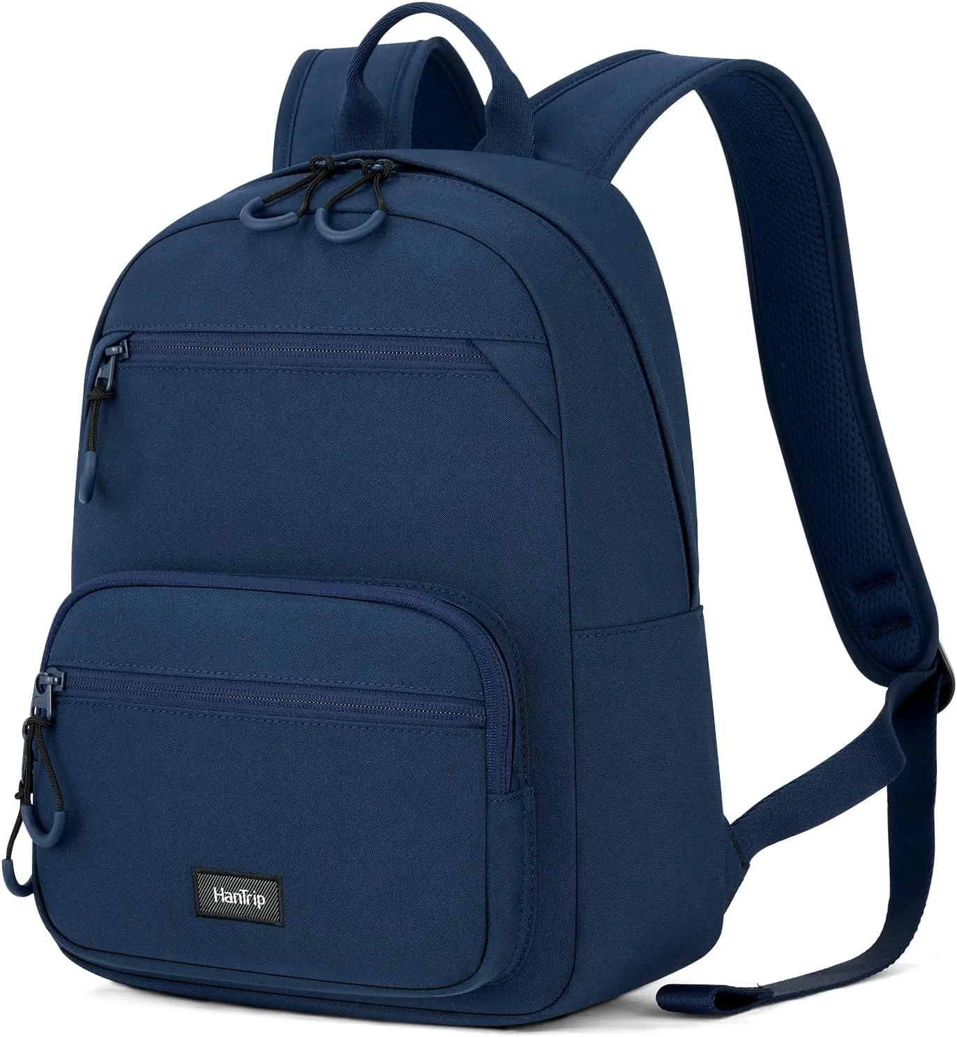 Carry On Travel Backpack For Men Women, 13 Inch Small Mini Work Bag Personal Item Backpacks, Camping Back Pack Lightweight Hiking Daypack For Office Nurse Commuter (Navy Blue)