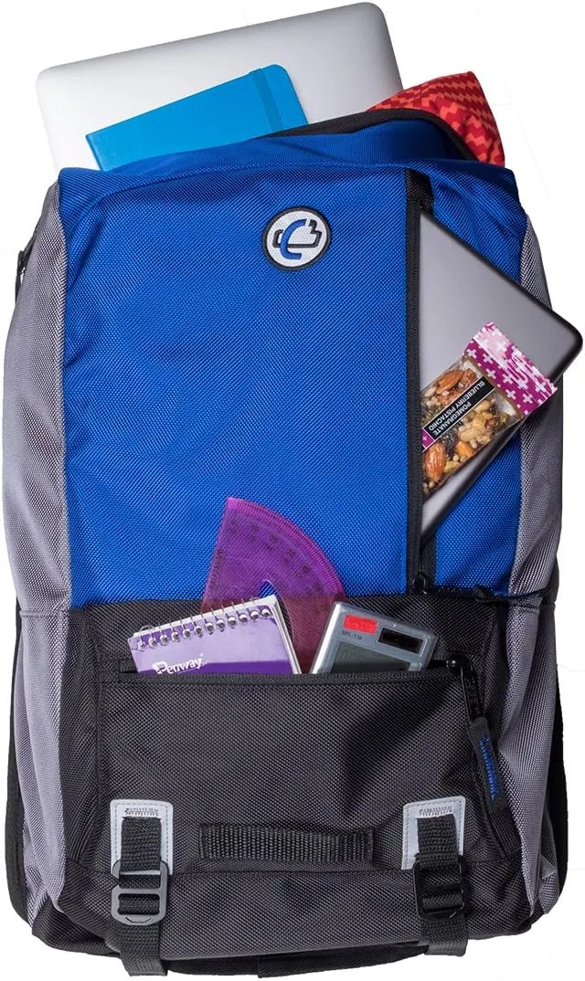Case-It The Classic Laptop Backpack, Fits 13 Inch and Some 15 Inch Laptops, Purple (BKP-303-PUR)