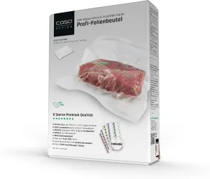 CASO Germany 50-Piece Vacuum Sealer Bags, 11.8 by 15.7-Inch
