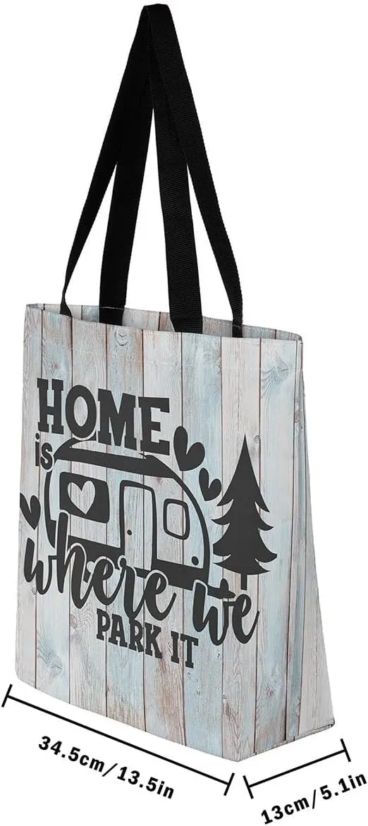 Castle Fairy KIds Teens Adult Canvas Tote Bag Aesthetic,Modern HD Painting Reusable Grocery Handbag