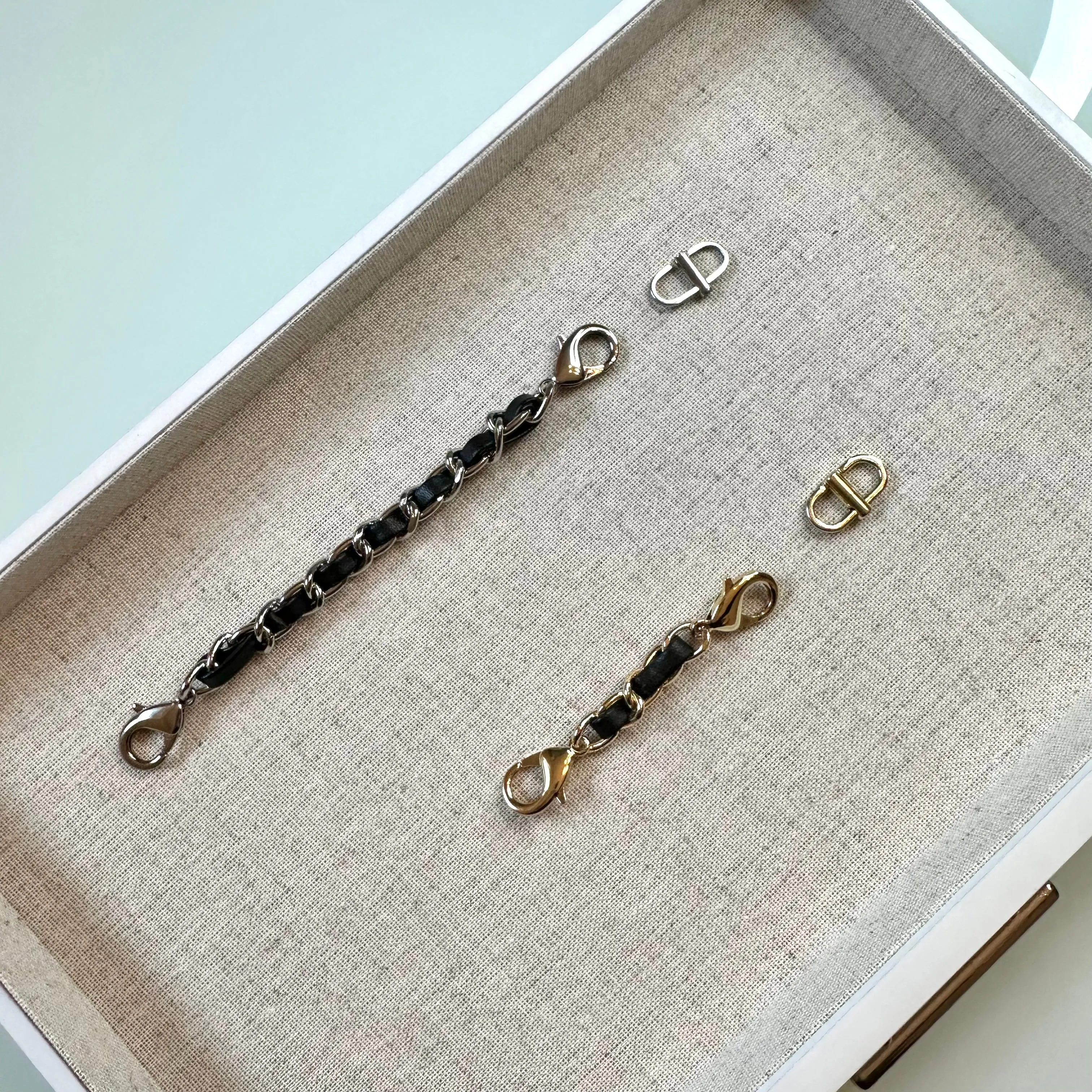 Chain Strap Adjusters / Butterfly Clip