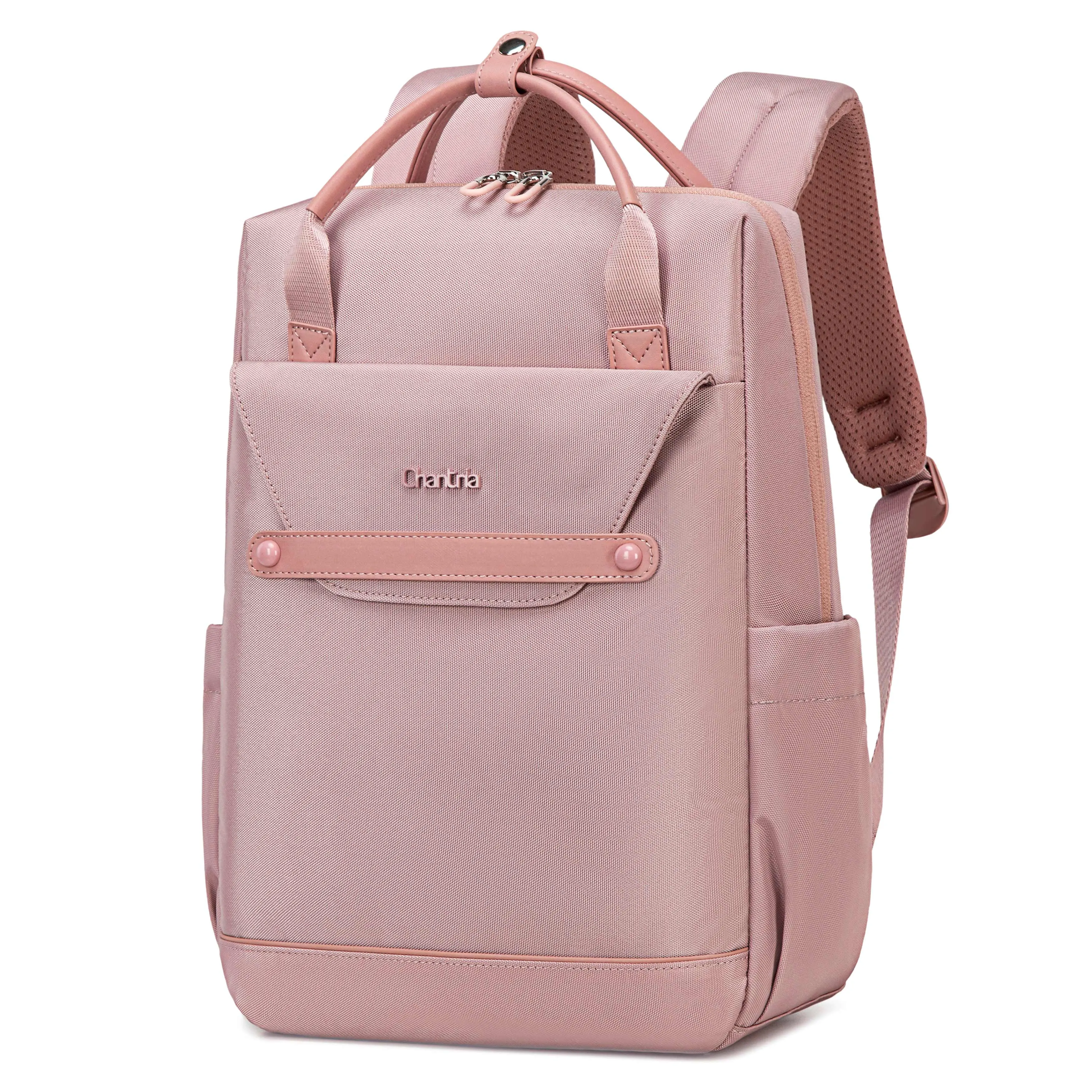 Chantria Casual Laptop Backpack for Women Water Resistant Multifunctional Polyester Daypack for Office/School/College/Travel, CB00618
