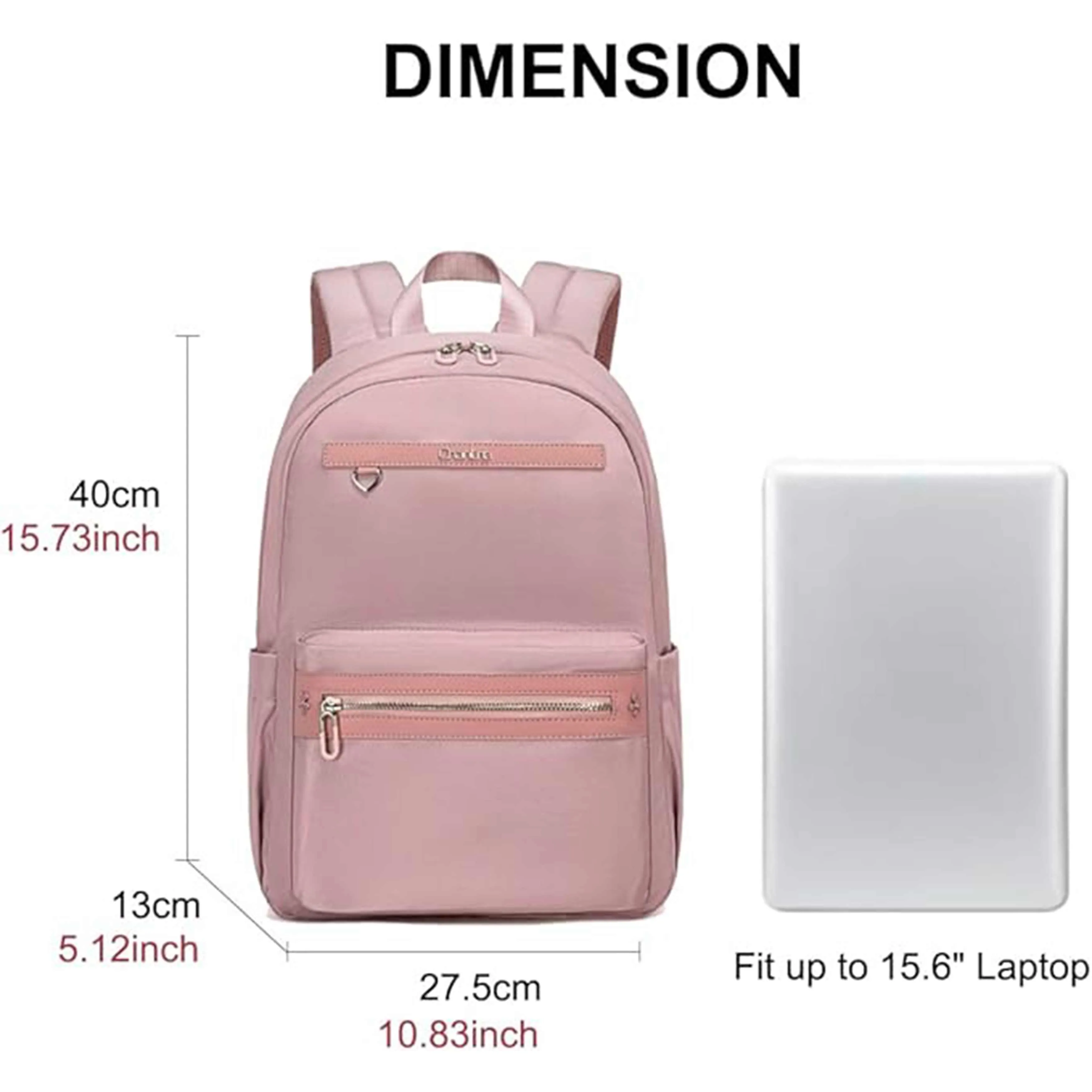 Chantria Premium Water-Resistant Computer Backpack for Women Multifunctional Anti-Theft Lightweight Daypack for Casual Travel Office School College, CB00649