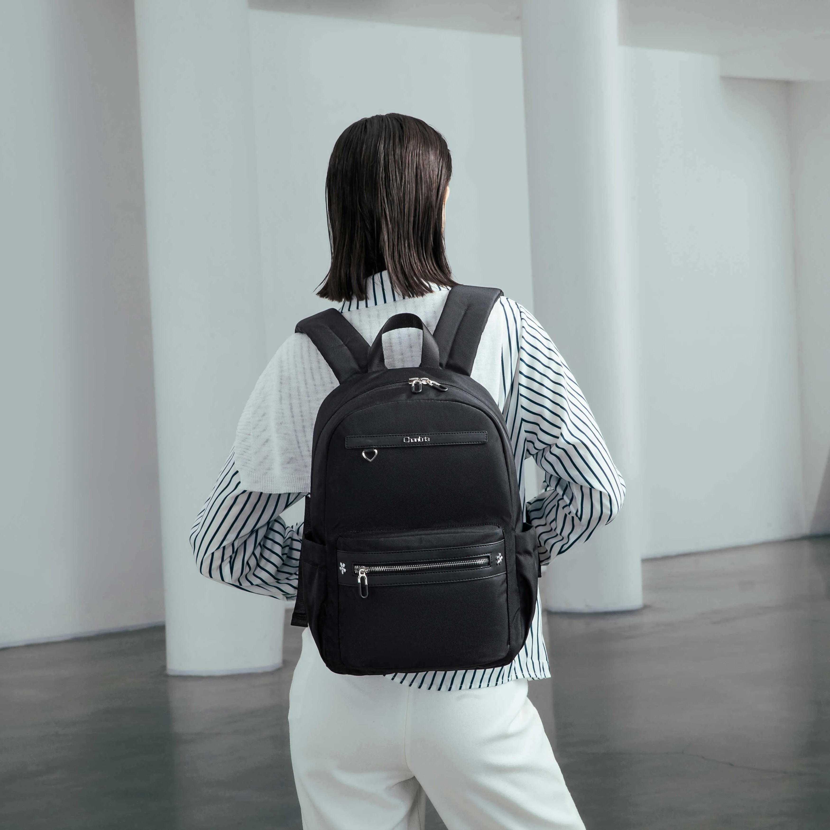 Chantria Premium Water-Resistant Computer Backpack for Women Multifunctional Anti-Theft Lightweight Daypack for Casual Travel Office School College, CB00649